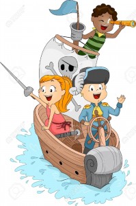 10327147-Illustration-von-Kids-in-ein-Piratenschiff-Lizenzfreie-Bilder